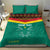 Custom Cameroon Football Bedding Set Go Champions - Toghu Pattern