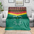 Custom Cameroon Football Blanket Go Champions - Toghu Pattern