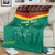 Custom Cameroon Football Blanket Go Champions - Toghu Pattern