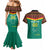 Custom Cameroon Football Couples Matching Mermaid Dress and Hawaiian Shirt Go Champions - Toghu Pattern