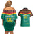 Custom Cameroon Football Couples Matching Off Shoulder Short Dress and Hawaiian Shirt Go Champions - Toghu Pattern