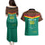 Custom Cameroon Football Couples Matching Puletasi and Hawaiian Shirt Go Champions - Toghu Pattern