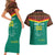 Custom Cameroon Football Couples Matching Short Sleeve Bodycon Dress and Hawaiian Shirt Go Champions - Toghu Pattern