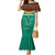 Custom Cameroon Football Family Matching Mermaid Dress and Hawaiian Shirt Go Champions - Toghu Pattern