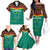 Custom Cameroon Football Family Matching Off The Shoulder Long Sleeve Dress and Hawaiian Shirt Go Champions - Toghu Pattern