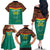 Custom Cameroon Football Family Matching Off The Shoulder Long Sleeve Dress and Hawaiian Shirt Go Champions - Toghu Pattern