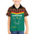 Custom Cameroon Football Family Matching Off The Shoulder Long Sleeve Dress and Hawaiian Shirt Go Champions - Toghu Pattern