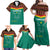 Custom Cameroon Football Family Matching Off Shoulder Maxi Dress and Hawaiian Shirt Go Champions - Toghu Pattern