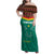 Custom Cameroon Football Family Matching Off Shoulder Maxi Dress and Hawaiian Shirt Go Champions - Toghu Pattern