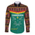 Custom Cameroon Football Family Matching Puletasi and Hawaiian Shirt Go Champions - Toghu Pattern