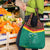 Custom Cameroon Football Grocery Bag Go Champions - Toghu Pattern