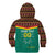 Custom Cameroon Football Kid Hoodie Go Champions - Toghu Pattern