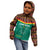 Custom Cameroon Football Kid Hoodie Go Champions - Toghu Pattern