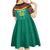 Custom Cameroon Football Kid Short Sleeve Dress Go Champions - Toghu Pattern