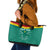 Custom Cameroon Football Leather Tote Bag Go Champions - Toghu Pattern