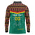 Custom Cameroon Football Long Sleeve Polo Shirt Go Champions - Toghu Pattern