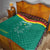 Custom Cameroon Football Quilt Go Champions - Toghu Pattern