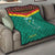 Custom Cameroon Football Quilt Go Champions - Toghu Pattern