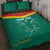 Custom Cameroon Football Quilt Bed Set Go Champions - Toghu Pattern