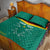 Custom Cameroon Football Quilt Bed Set Go Champions - Toghu Pattern