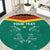 Custom Cameroon Football Round Carpet Go Champions - Toghu Pattern