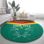 Custom Cameroon Football Round Carpet Go Champions - Toghu Pattern