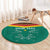 Custom Cameroon Football Round Carpet Go Champions - Toghu Pattern