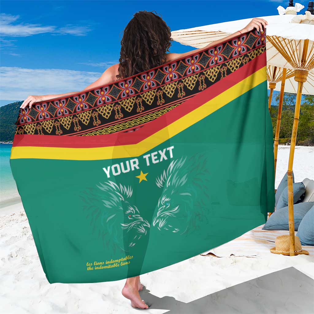 Custom Cameroon Football Sarong Go Champions - Toghu Pattern