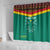 Custom Cameroon Football Shower Curtain Go Champions - Toghu Pattern