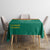 Custom Cameroon Football Tablecloth Go Champions - Toghu Pattern