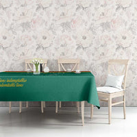 Custom Cameroon Football Tablecloth Go Champions - Toghu Pattern