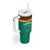 Custom Cameroon Football Tumbler With Handle Go Champions - Toghu Pattern