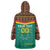 Custom Cameroon Football Wearable Blanket Hoodie Go Champions - Toghu Pattern