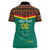 Custom Cameroon Football Women Polo Shirt Go Champions - Toghu Pattern