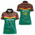 Custom Cameroon Football Women Polo Shirt Go Champions - Toghu Pattern