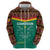 Custom Cameroon Football Zip Hoodie Go Champions - Toghu Pattern