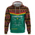 Custom Cameroon Football Zip Hoodie Go Champions - Toghu Pattern