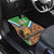 Personalised Equatorial Guinea Car Mats Bubo Poensis Mix Giraffe Pattern