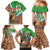 Personalised Equatorial Guinea Family Matching Mermaid Dress and Hawaiian Shirt Bubo Poensis Mix Giraffe Pattern