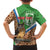 Personalised Equatorial Guinea Family Matching Puletasi and Hawaiian Shirt Bubo Poensis Mix Giraffe Pattern