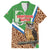 Personalised Equatorial Guinea Family Matching Puletasi and Hawaiian Shirt Bubo Poensis Mix Giraffe Pattern