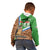 Personalised Equatorial Guinea Kid Hoodie Bubo Poensis Mix Giraffe Pattern