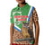 Personalised Equatorial Guinea Kid Polo Shirt Bubo Poensis Mix Giraffe Pattern