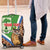 Personalised Equatorial Guinea Luggage Cover Bubo Poensis Mix Giraffe Pattern