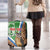 Personalised Equatorial Guinea Luggage Cover Bubo Poensis Mix Giraffe Pattern