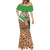 Personalised Equatorial Guinea Mermaid Dress Bubo Poensis Mix Giraffe Pattern