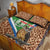 Personalised Equatorial Guinea Quilt Bed Set Bubo Poensis Mix Giraffe Pattern