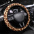 Equatorial Guinea Steering Wheel Cover Bubo Poensis Mix Giraffe Pattern