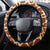 Equatorial Guinea Steering Wheel Cover Bubo Poensis Mix Giraffe Pattern