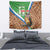 Personalised Equatorial Guinea Tapestry Bubo Poensis Mix Giraffe Pattern